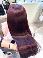 ユーフォリア 渋谷グランデ(Euphoria SHIBUYA GRANDE) ピンクブラウンカラー　髪質改善　艶カラー　ラベンダーカラー
