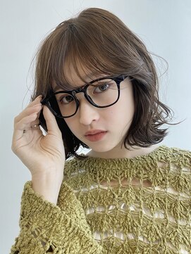 コート 表参道(Cote) 前髪パーマ ボブパーマ グレーベージュ 艶カラー