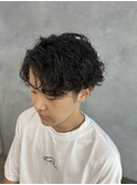 men's波巻きパーマ