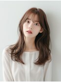 薄め前髪で垢抜け!ナチュラルブラウン★