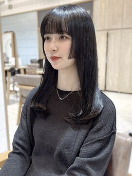 プラグ バイ ネオリーブ(plug by neolive) レイヤーロング×髪質改善 [髪質改善/縮毛矯正]韓国T64