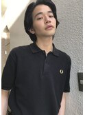 アンニュイオールバックヘア