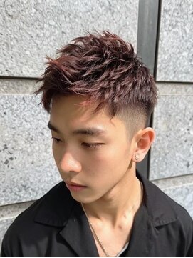 キングオブヘア バイ ノイズ 梅田茶屋町店(KING of hair by NOISM) ソフトモヒカンニュアンスパーマ刈り上げマッシュ男の子髪型