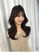ミディアムレイヤー/韓国ヘア/髪質改善/顔まわり/ブリーチなし