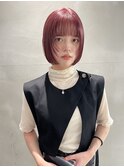 立川/髪質改善/インナーカラー/ブリーチ/ショート._.