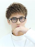 爽やかナチュラルツーブロックショート
