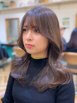 メルティカラーフェミニンロング 似合わせカットレイヤーカット