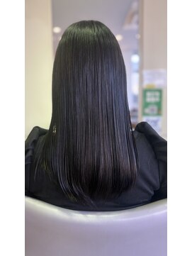 キハラ KIHARA 和泉中央店 ★艶髪ブラック×ロブ