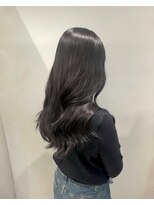 ノー バイ イオエ 西梅田(no. by ioe)&nbsp;ブリーチなしカラー/髪質改善/ミルクティーベージュ/小顔ヘア