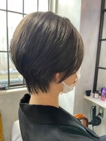 Liberte 銀座 大人可愛い小顔ショート×オリーブ