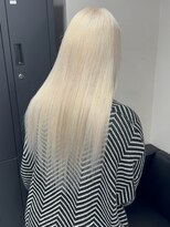 ベレーザ 渋谷(BELEZA)&nbsp;13306ブリーチ＆ダブルカラー韓国レイヤーホワイトブロンド