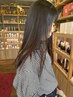 【新規のお客様限定】ケアストレートコースカット+縮毛矯正￥19,800⇒￥17,820