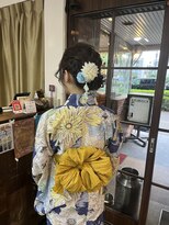 ポタム 東中野(potamu)&nbsp;ヘアアレンジと浴衣の着付け