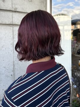 カスタード(Custard ushiwakamaru) ボブパーマ カラー