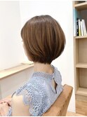 平行ラインショートボブ