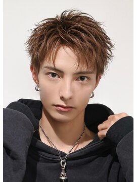 オーシャントーキョーウエスト 心斎橋 (OCEAN TOKYO WEST) メンズヘアシャギーアップバングショート