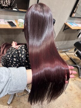 コージーベルベット(Cosy Velvet) ブリーチなしチェリーレッド【こまつばら】