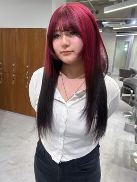 ワインレッド/ハイトーン/ワンカラー/名古屋