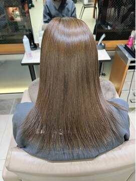 ピークアブー ワン(PEEK-A-BOO ONE) ブリーチなしダブルカラーオリーブベージュグレージュ