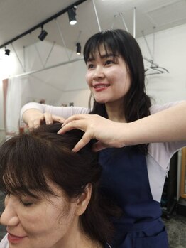 BARBER SHOP THE EARTHの写真/自分へのご褒美に極上の癒しを◎本格ヘッドスパで頭皮環境を整え、スッキリとリフレッシュ&エイジングケア