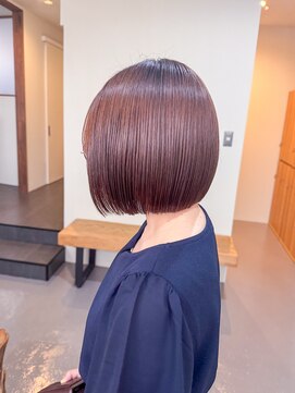 クリック(Click) 着物ヘア/大人ガーリー/ダークアッシュ/似合わせカット/小倉