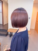 クリック(Click) 着物ヘア/大人ガーリー/ダークアッシュ/似合わせカット/小倉