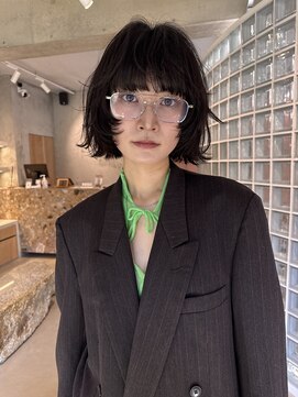 オムズポカ 栄矢場町店(OM's poka) 巻かなくても可愛いレイヤーボブパーマ/ニュアンスパーマ