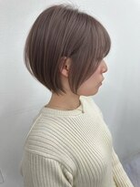 ゴカン バイ ジル ブラン 名古屋(Gokan by JIL BLAN)&nbsp;ハイライトバレイヤージュダブルカラーショートカット30代40代