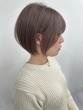 ゴカン バイ ジル ブラン 名古屋(Gokan by JIL BLAN) ハイライトバレイヤージュダブルカラーショートカット30代40代