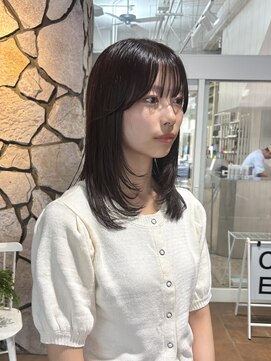 ビーハイブ 仙台駅前店(Behive) レイヤー×セミロング×20代30代