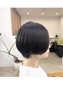 切りっぱなしハンサムショート