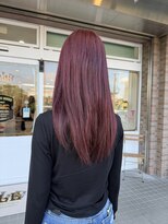 エル(ELLE) ツヤ髪ボルドー