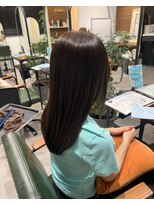 シャルムバイルーチェココ(CHARME by Lu'ce coco) グレージュカラー×髪質改善ストレート