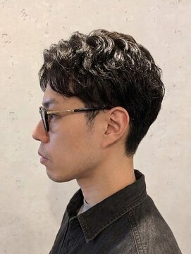 ワンワンオー バーバーショップ 長浜店(@110 BARBER SHOP) ウェーブパート　メンズパーマウェーブ
