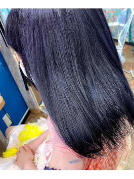 ウサギジュニア(ウサギjr.) 暗髪透明感ブルーブラックカラー