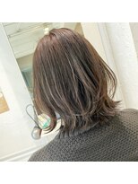 ファイブボックスヘアー 広島(five vox hair)&nbsp;大人可愛い　切りっぱなし　外ハネ