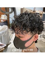 ヘアメイクランタン (Hair Make LANTERN) 【カーリーパーマ】メンズパーマ #山科#椥辻#スパイラルパーマ