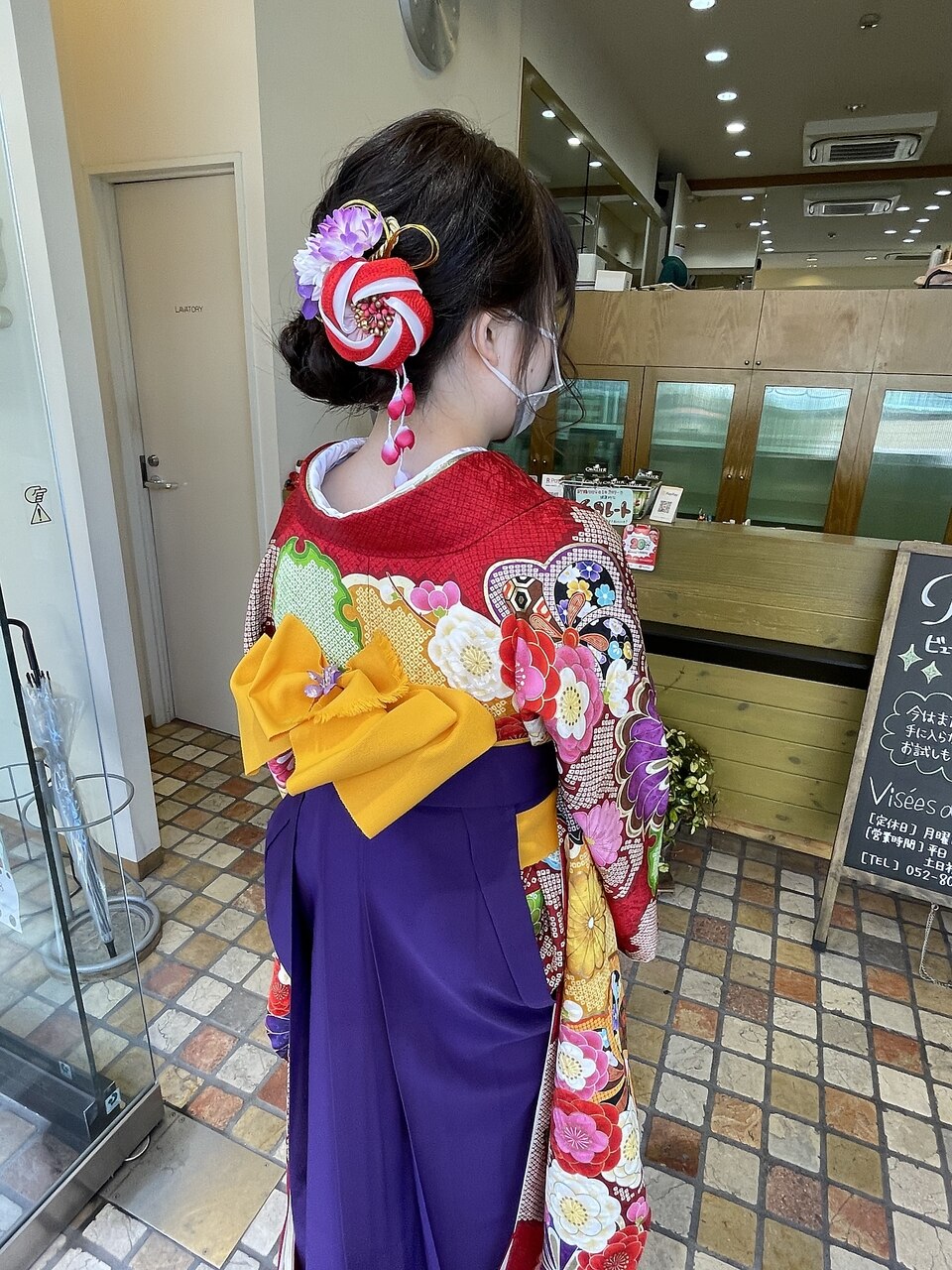 卒業式ヘアセット＋袴着付け：L146554027｜ビセナカオ(Visees de