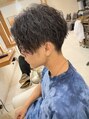 ジールサロン 阿見店(ZEAL SALON)&nbsp;メンズツイストスパイラル。センターパート