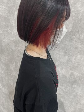 ランガリ ヘアアンドスパ(Rangali Hair&Spa) 【別府 ランガリ】インナーカラー、イヤリングカラー