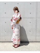 フレーム ヘア ルーム 天王寺駅前店(FRAME hair room)&nbsp;浴衣ヘアアレンジ