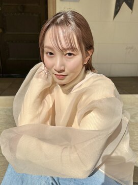 リア(li‘a) 【li'a】切りっぱなしbob / beige