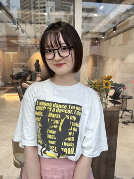 アドア 横浜(ADORE) 【ADORE横浜】ボブ×ストレートパーマ