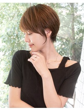 ティアラ 桜木町(TIARA) 大人可愛いひし形ショート20代30代40代丸みショートハイライト