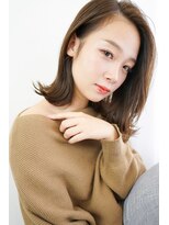 ラフィス ヘアーセプト 銀座店(La fith hair sept)  【La fith】 外はねミディアムスタイル