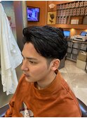 ビジネスマン人気!ツーブロナチュラルパーマ