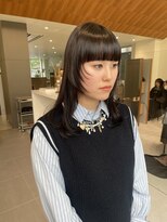 ローレンアオ(LOREN AO)&nbsp;ミルクティベージュオリーブダブルカラーラベンダー