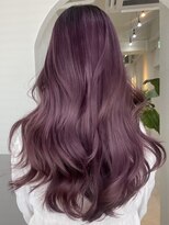 ジーナ 渋谷神南(Zina)&nbsp;【Kaede】ケアブリーチで作るピンクパープルカラー