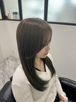 ビューティーサロン クロス(CROSS)&nbsp;オリーブ/透明感カラー/赤味消しカラー/オリーブグレージュ