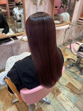 サロンドレノマパートスリー(SALON de renoma P-lll) 美髪ケア＊髪質改善＊ピンクブラウン＊美髪ケア